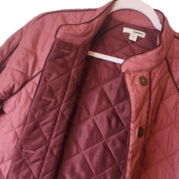 Sonoma quilt work jacket. Rose pink. Pockets. Size M - Picture 5 of 5